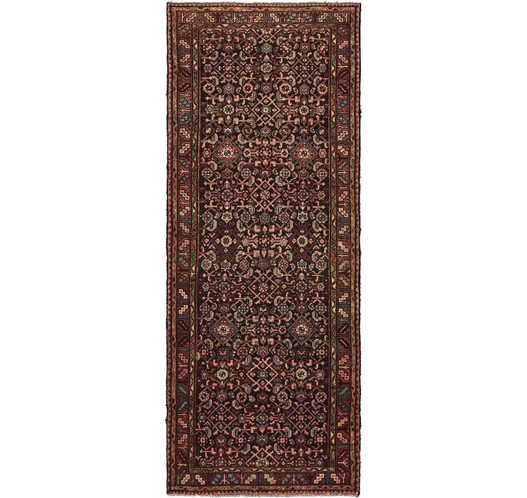 3' 7 x 9' 6 Hossainabad Persian Run...