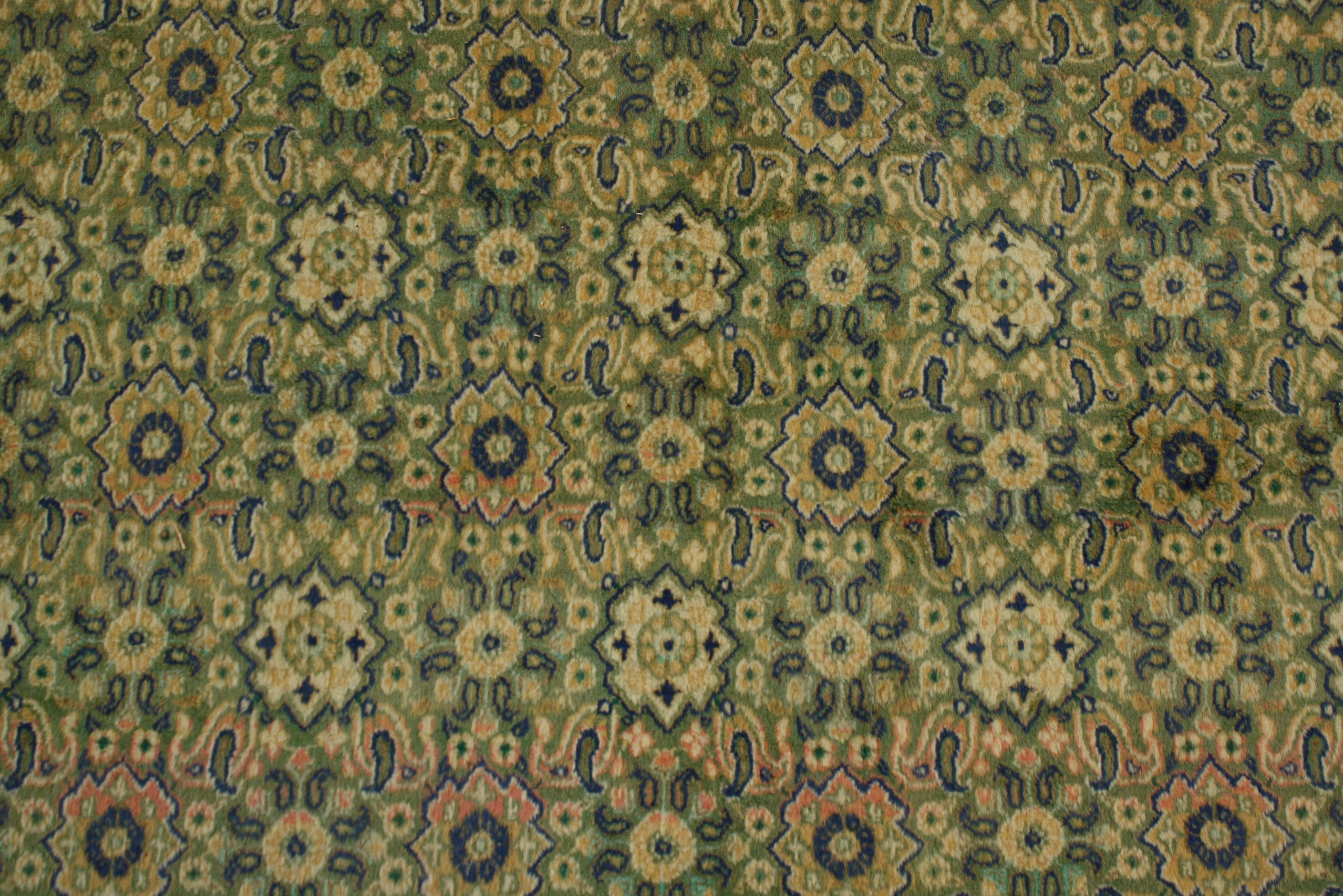 Green 7' 1 x 10' 7 Farahan Persian Rug Persian Rugs eSaleRugs