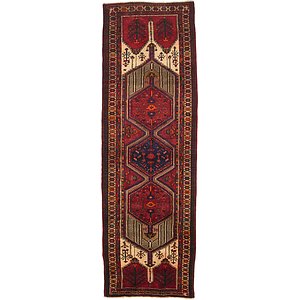 HandKnotted 3' 8 x 11' Meshkin Persian Runner ...