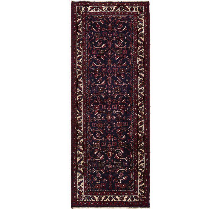 3' 8 x 9' 11 Hossainabad Persian Run...