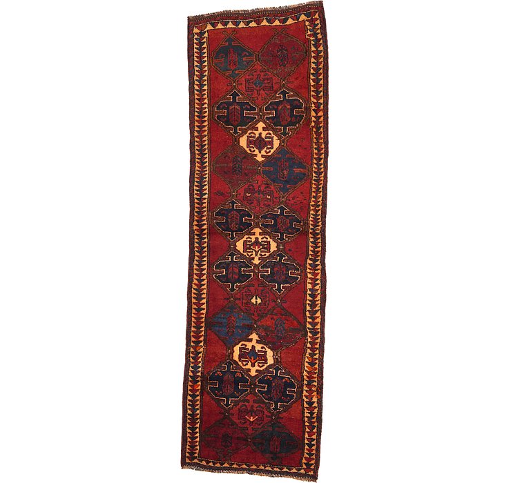 3' 7 x 12' 2 Shiraz-Lori Persian Run...