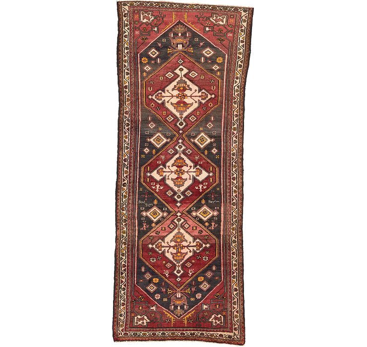 3' 7 x 9' Zanjan Persian Runner Rug