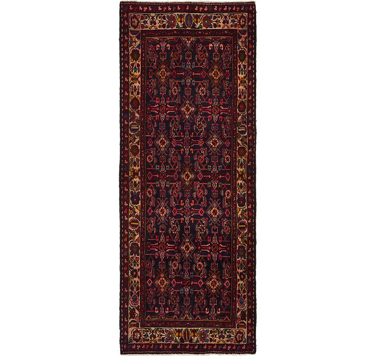 3' 9 x 9' 9 Hossainabad Persian Run...