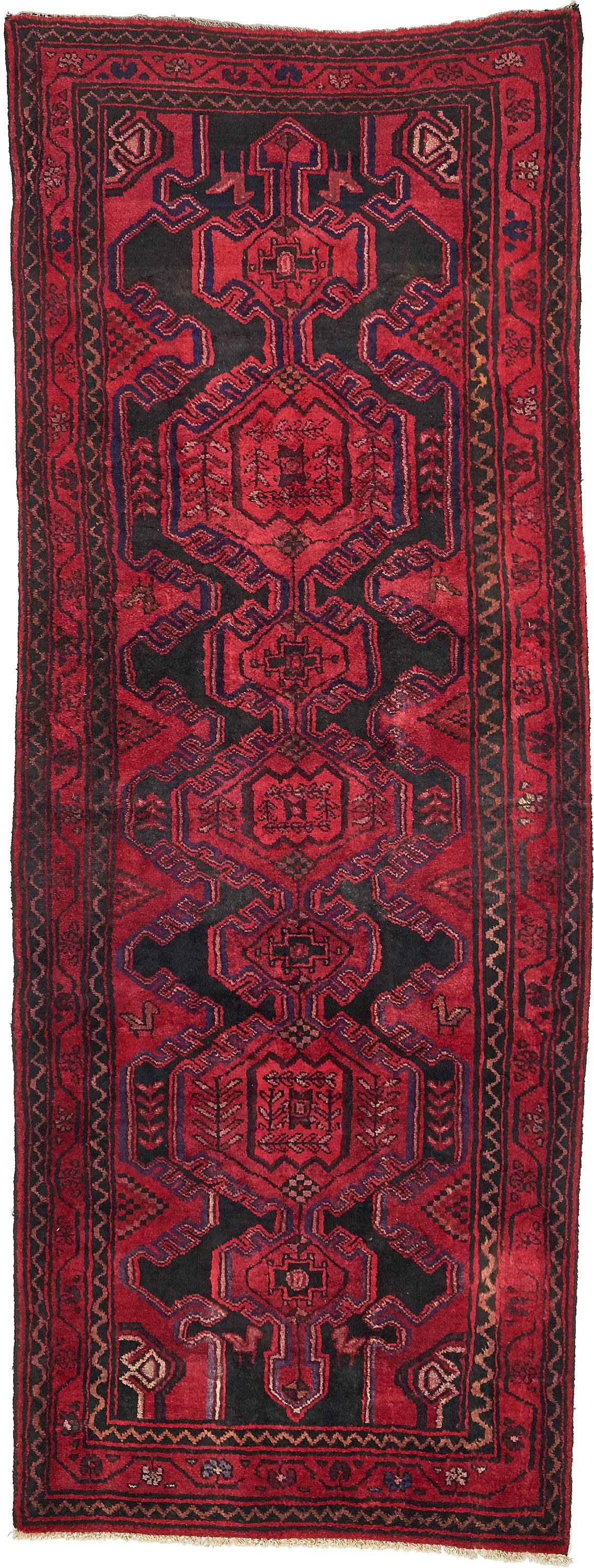 Black 3' 7 x 9' 5 Malayer Persian Runner Rug eSaleRugs