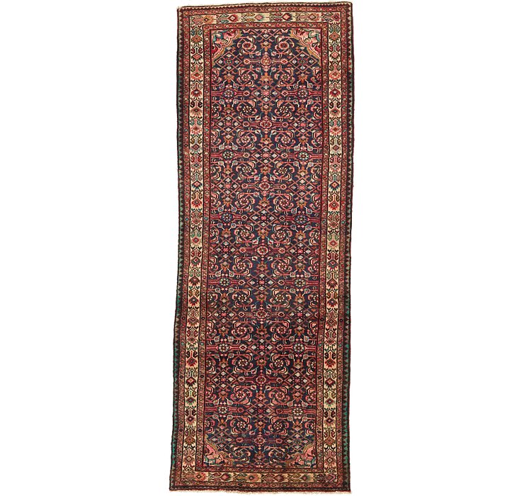 3' 6 x 9' 7 Hossainabad Persian Run...