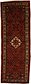 3' 7 x 9' 10 Hossainabad Persian Runner Rug thumbnail image 1