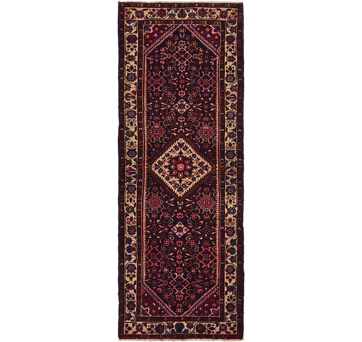 3' 9 x 10' Hossainabad Persian Run...