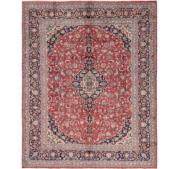 10' 4 x 12' 8 Kashan Persian Rug