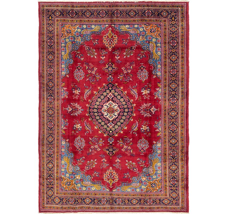 8' x 11' 7 Golpayegan Persian Rug
