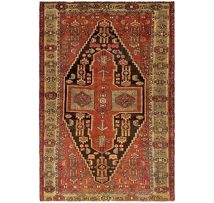 4' 4 x 6' 5 Zanjan Persian Rug