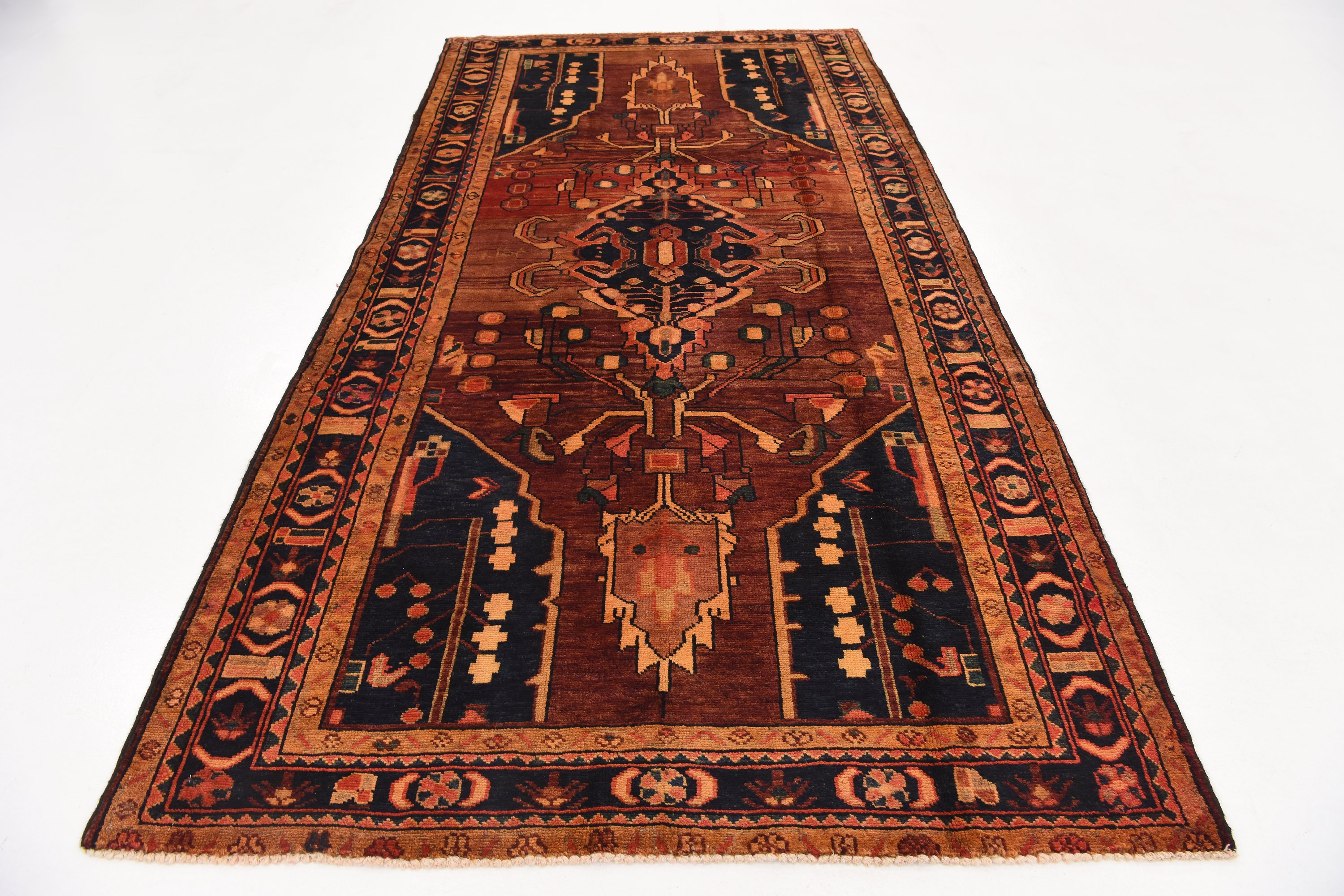 Red 5' 2 x 9' 10 Hamedan Persian Rug Persian Rugs eSaleRugs