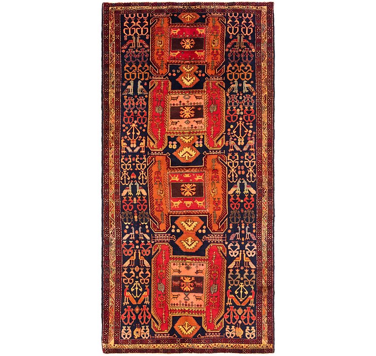 4' 10 x 10' 5 Ardabil Persian Runner ...