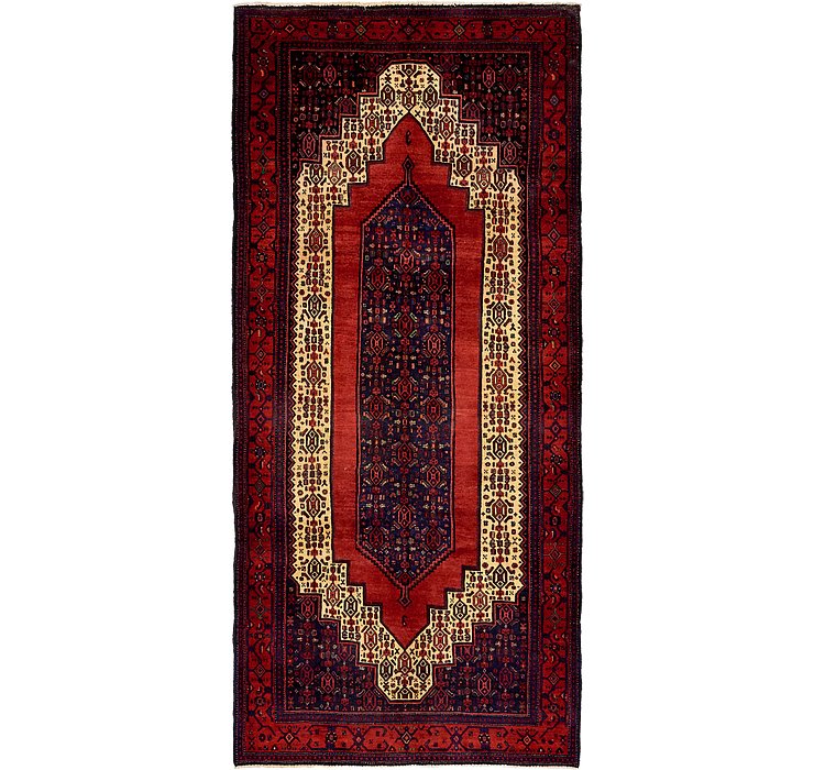 4' 11 x 10' 10 Sanandaj Persian Runner...