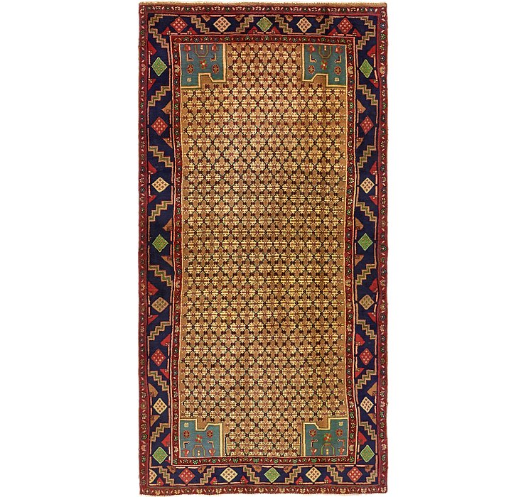 4' 7 x 9' 4 Koliaei Persian Runner ...