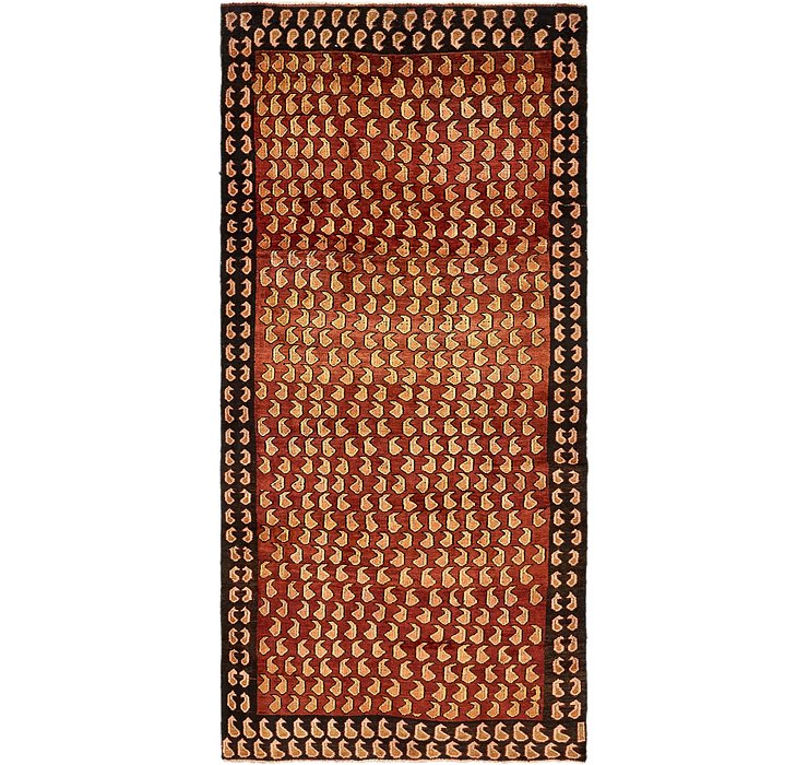 5' 4 x 11' Hamedan Persian Runner ...