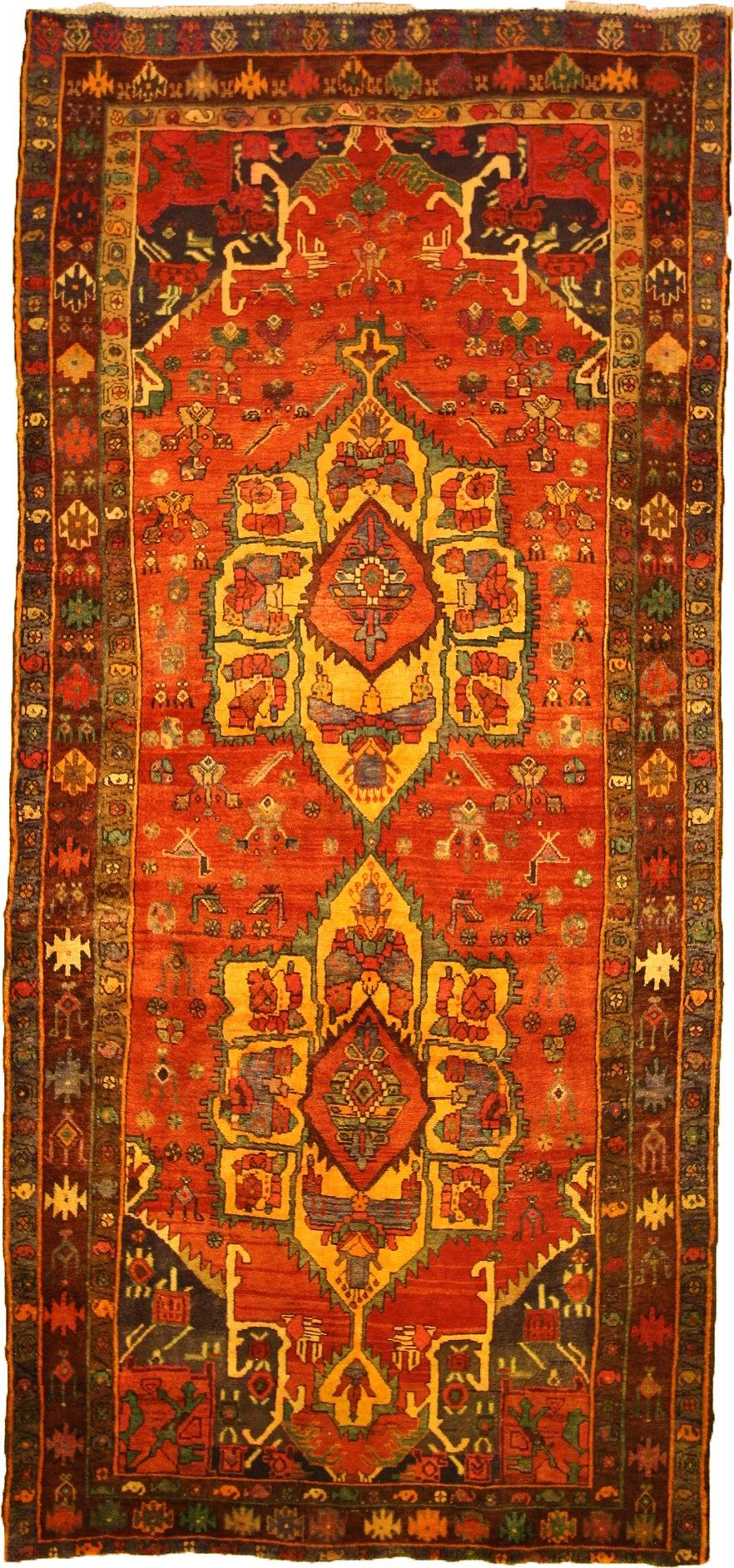 Red 5' 1 x 11' 1 Koliaei Persian Runner Rug eSaleRugs