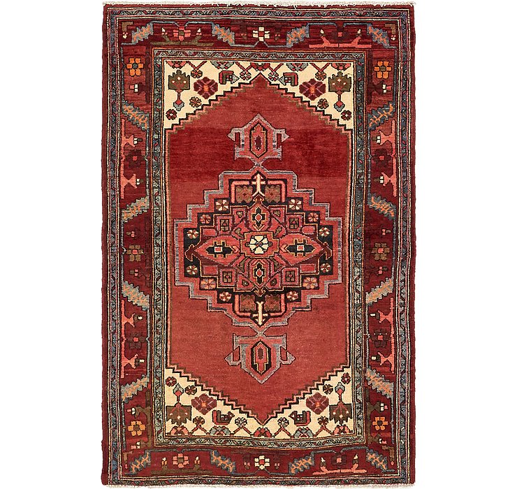 4' 4 x 6' 7 Hamedan Persian Rug