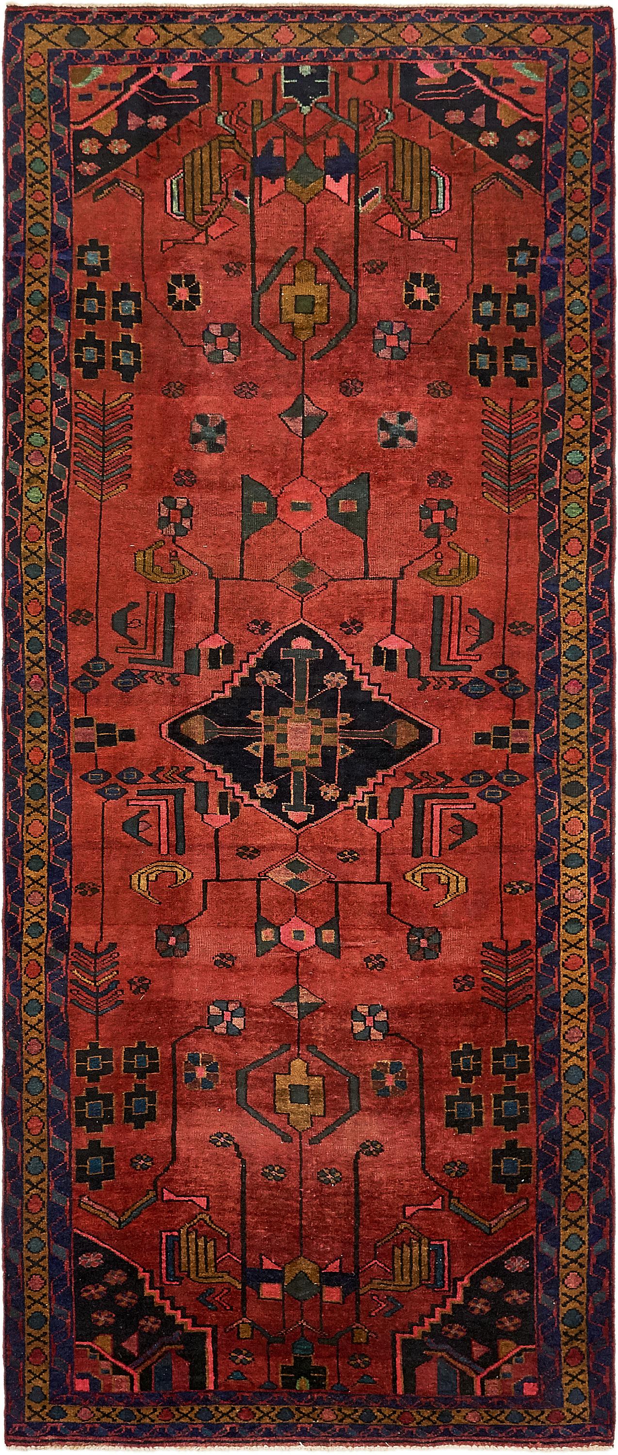 Red 5' 2 x 12' 6 Koliaei Persian Runner Rug eSaleRugs
