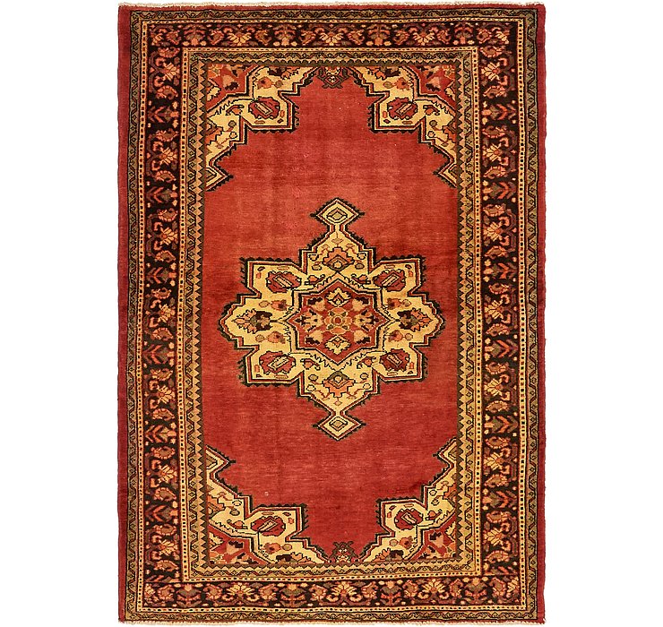 4' 7 x 6' 11 Khamseh Persian Rug