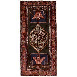 4' 9 x 9' 11 Sirjan Persian Runner Rug