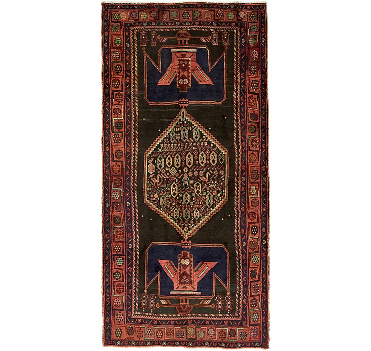 HandKnotted 4' 9 x 9' 11 Sirjan Persian Runner Rug