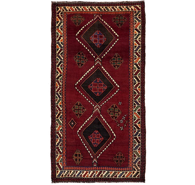 4' 8 x 8' 11 Shiraz-Lori Persian Rug