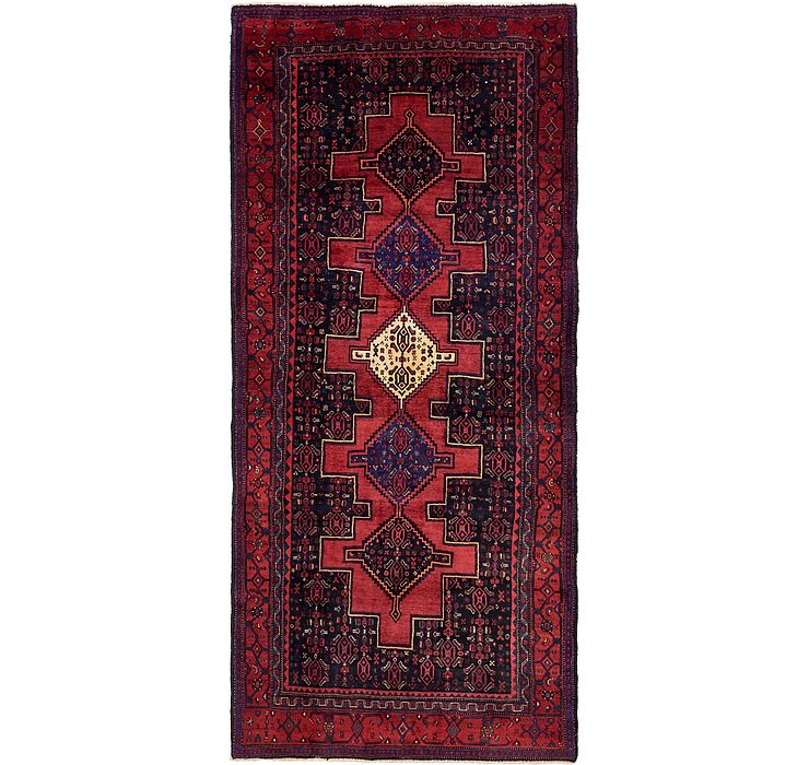 5' x 11' 6 Sanandaj Persian Runner...