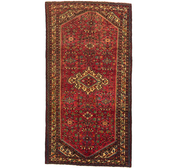 5' 3 x 10' Hossainabad Persian Rug