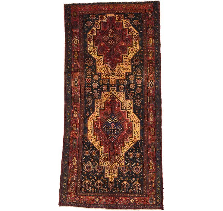 5' 3 x 11' 2 Sanandaj Persian Runner...