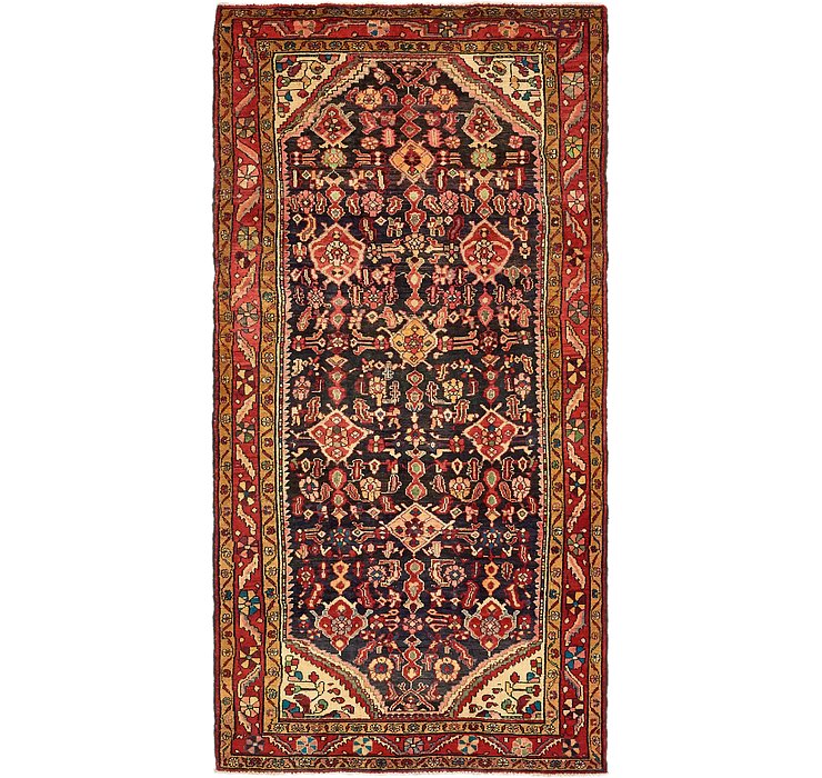 5' 2 x 10' 3 Nanaj Persian Runner Rug