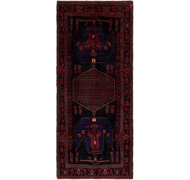 4' 8 x 11' 8 Sirjan Persian Runner Rug