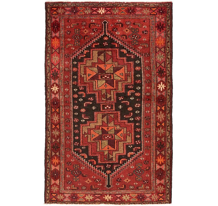 4' 3 x 6' 10 Khamseh Persian Rug