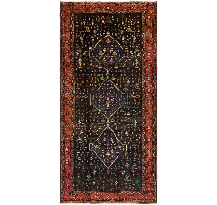 4' 2 x 8' 10 Sanandaj Persian Runner...