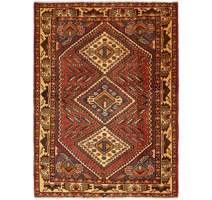 5' x 6' 10 Shiraz Persian Rug