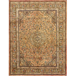 9' 11 x 13' Mashad Persian Rug