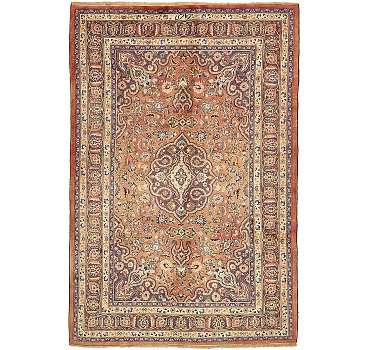 6' 7 x 9' 9 Mashad Persian Rug