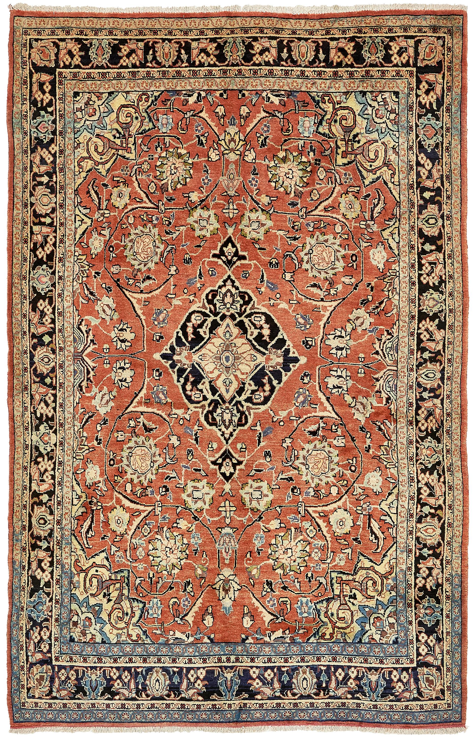 Red 6' 11 x 11' 2 Farahan Persian Rug eSaleRugs