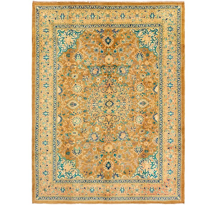 10' x 13' 2 Meshkabad Persian Rug