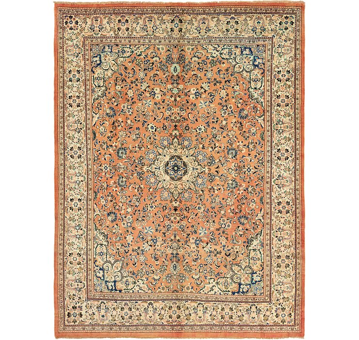 10' x 13' 9 Meshkabad Persian Rug