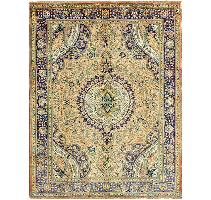 9' 9 x 12' 8 Tabriz Persian Rug
