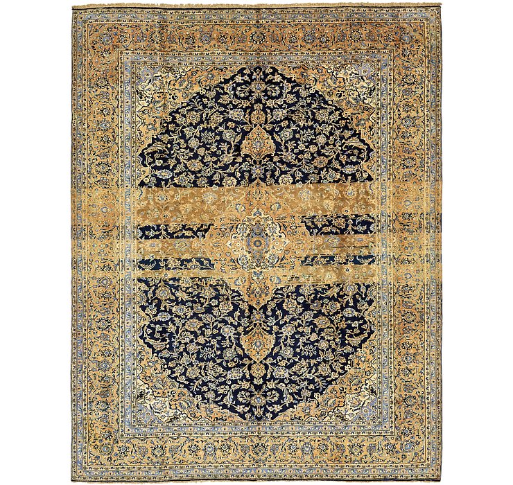 9' 8 x 12' 5 Kashan Persian Rug