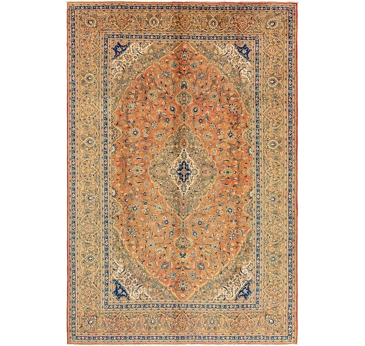 9' 7 x 14' 4 Kashan Persian Rug