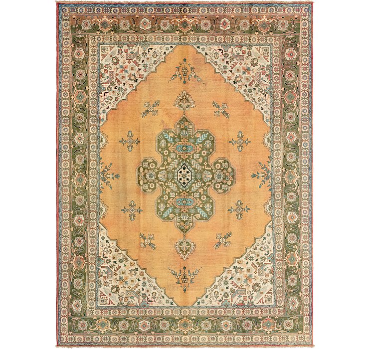 9' 6 x 12' 8 Tabriz Persian Rug