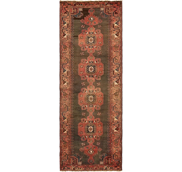 3' 8 x 10' 6 Hamedan Persian Runner ...