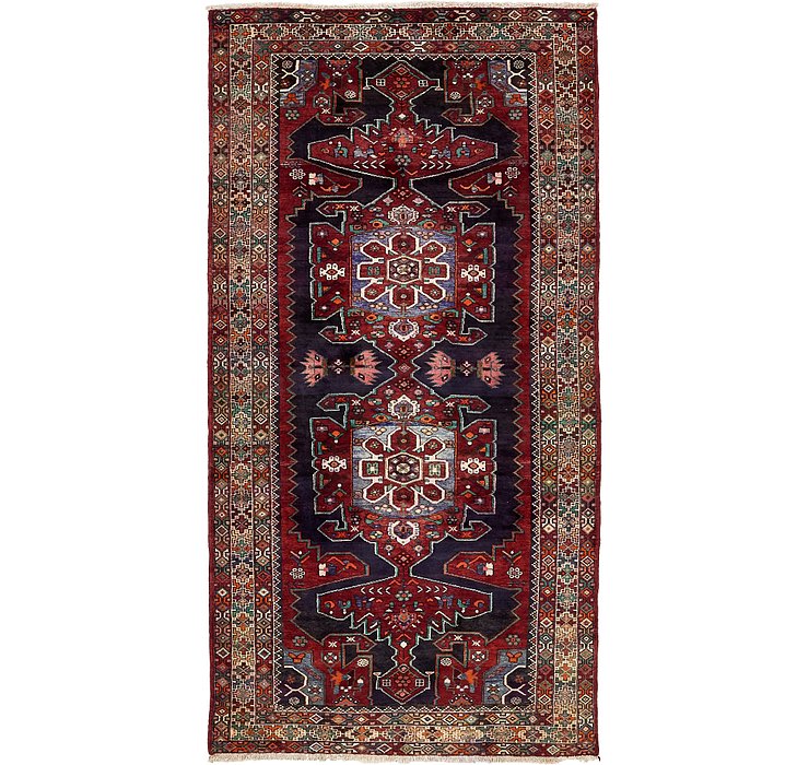 4' 10 x 10' Saveh Persian Runner Rug