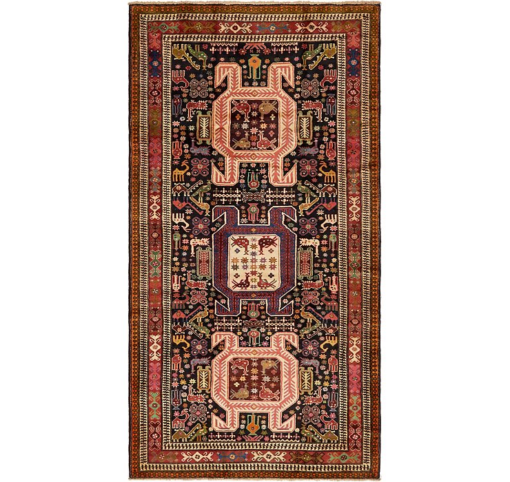 5' 3 x 10' Saveh Persian Runner Rug