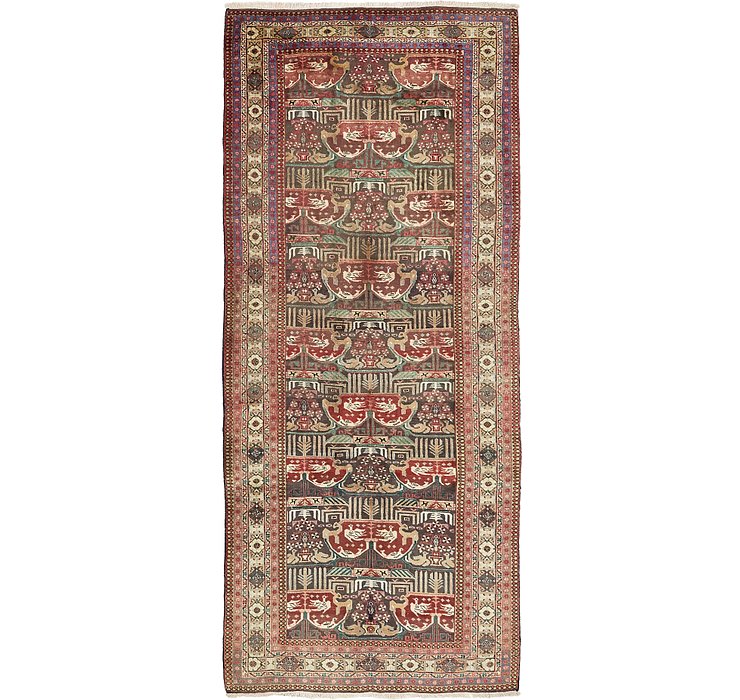 4' 4 x 9' 10 Ardabil Persian Runner ...