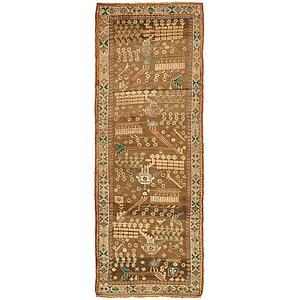 105cm x 290cm Saveh Persian Runner Rug
