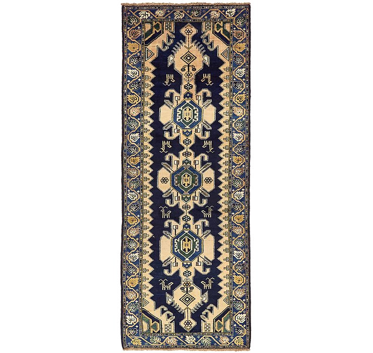 3' 7 x 9' 9 Hamedan Persian Runner ...