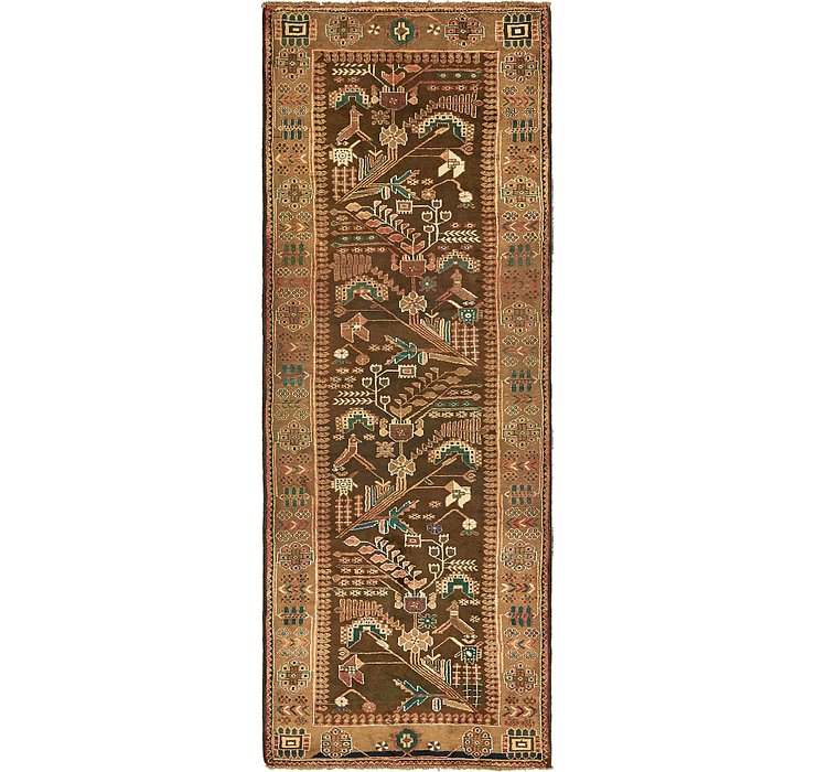 3' 7 x 9' 11 Saveh Persian Runner Rug